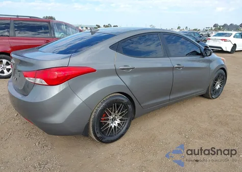 2013 Hyundai Elantra Gls from USA, damaged, VIN 5NPDH4AE3DH323737